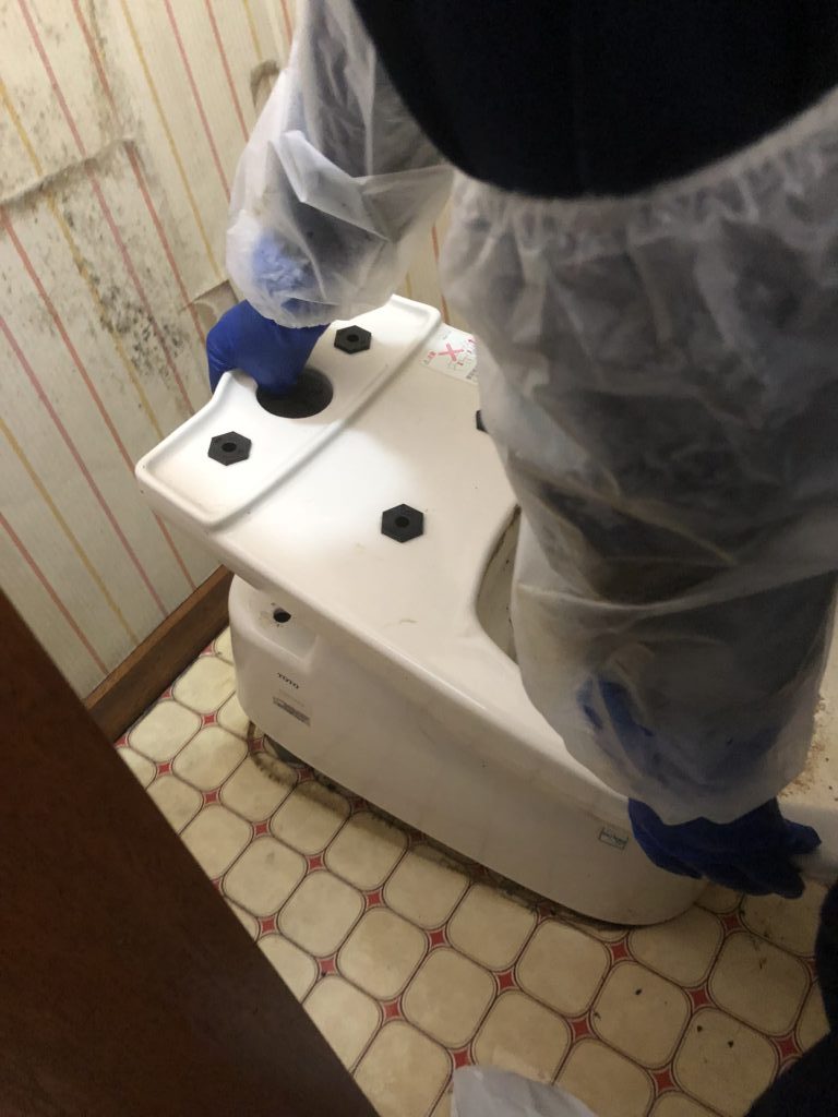 トイレ取り外し
