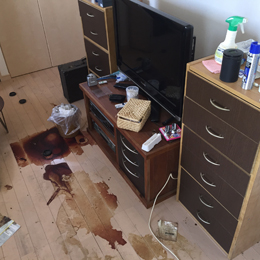 孤独死の遺品整理現場