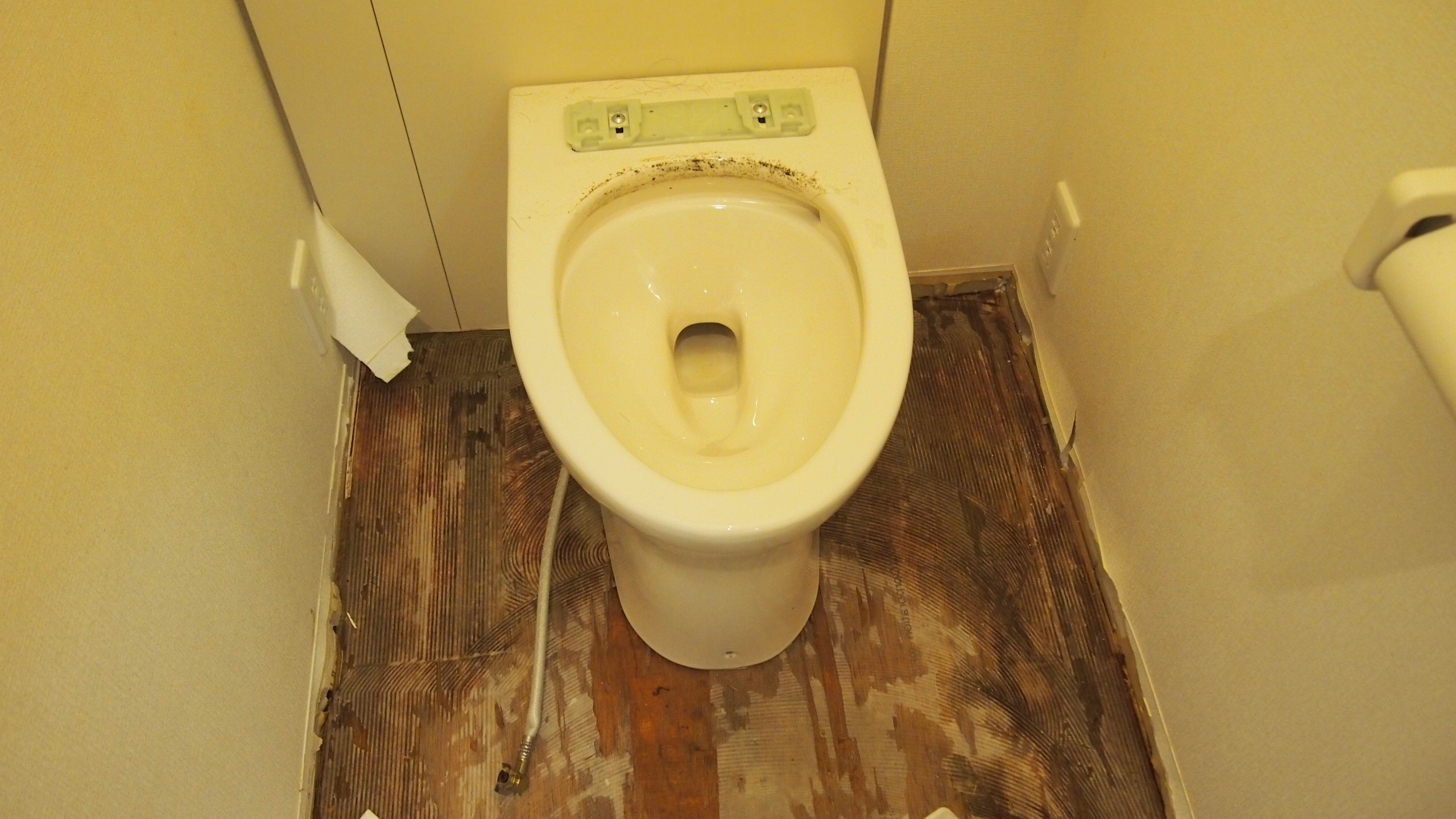 トイレを外す前