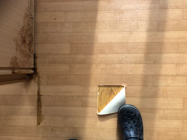 CFの下はコンパネ