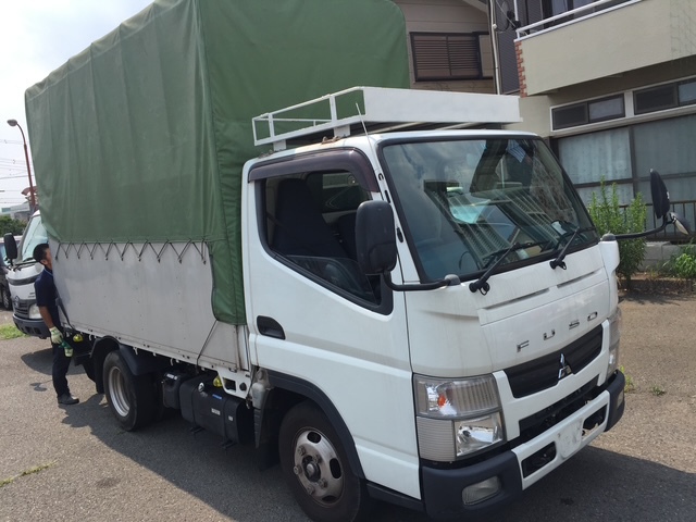 専用車両での訪問