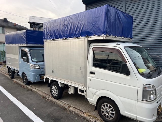 専用車両での訪問